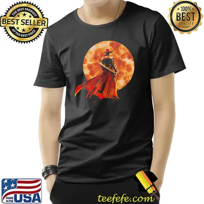 Guy with sword moon shirt