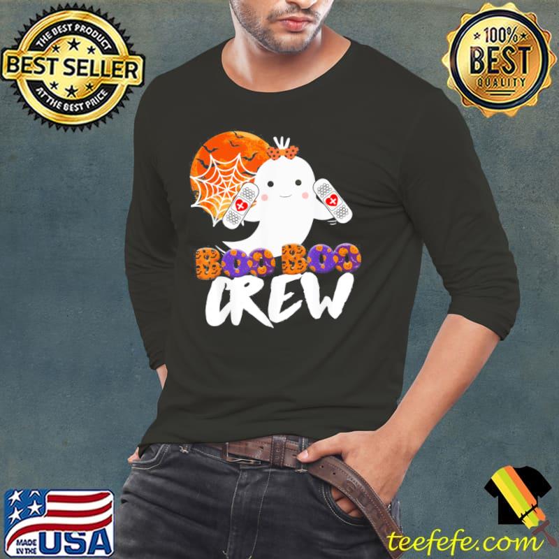Halloween nursing boo boo crew ghost nurse s Long Sleeve Tee Halloween nursing boo boo crew ghost nurse s Long Sleeve Tee