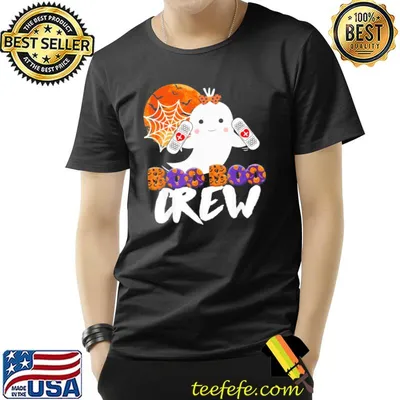 Halloween nursing boo boo crew ghost nurse shirt