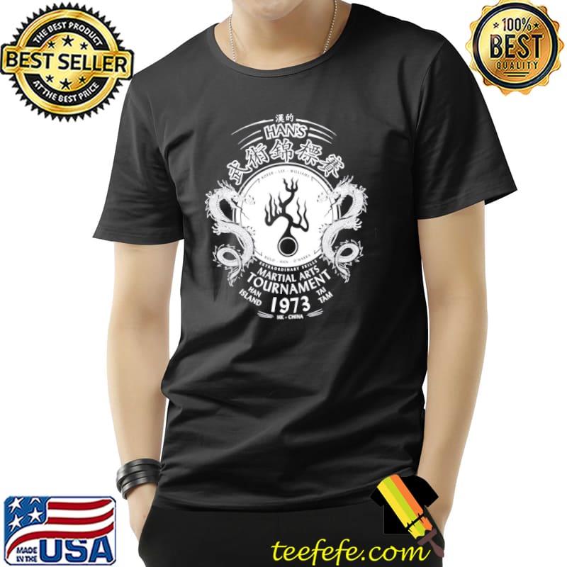 Hans martial arts tournament white colored design unsex shirt