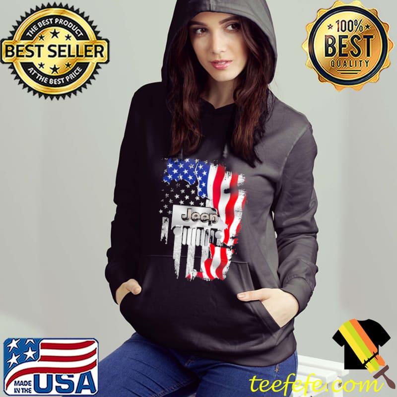 Happy Independence Jeep American Flag Shirt Hoodie Happy Independence Jeep American Flag Shirt Hoodie