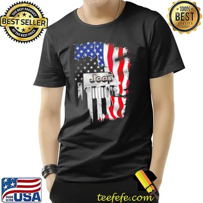 Happy Independence Jeep American Flag Shirt