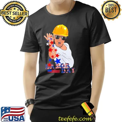 Happy labor day Trump salt American flag shirt