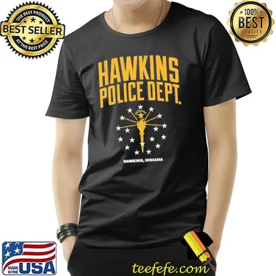 Hawkins police dept stranger things shirt