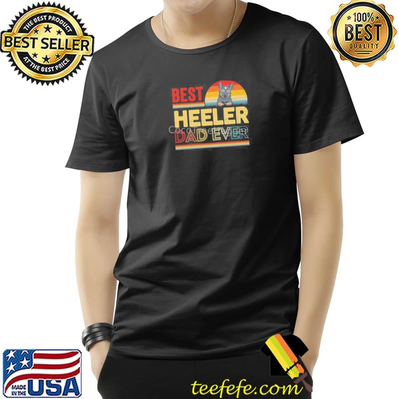 Heeler dog dad retro classic shirt