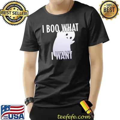 I Boo What I Want Ghost Halloween T-Shirt