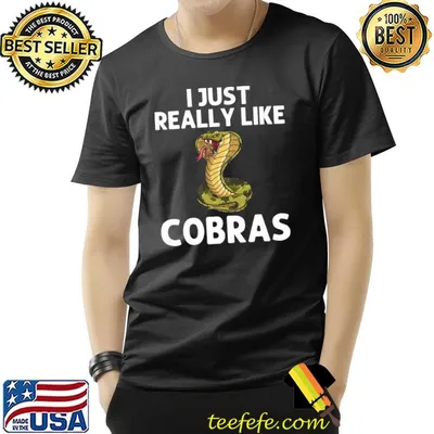 I Just Really Like Cobra King Cobra Snake Lover Reptile T-Shirt