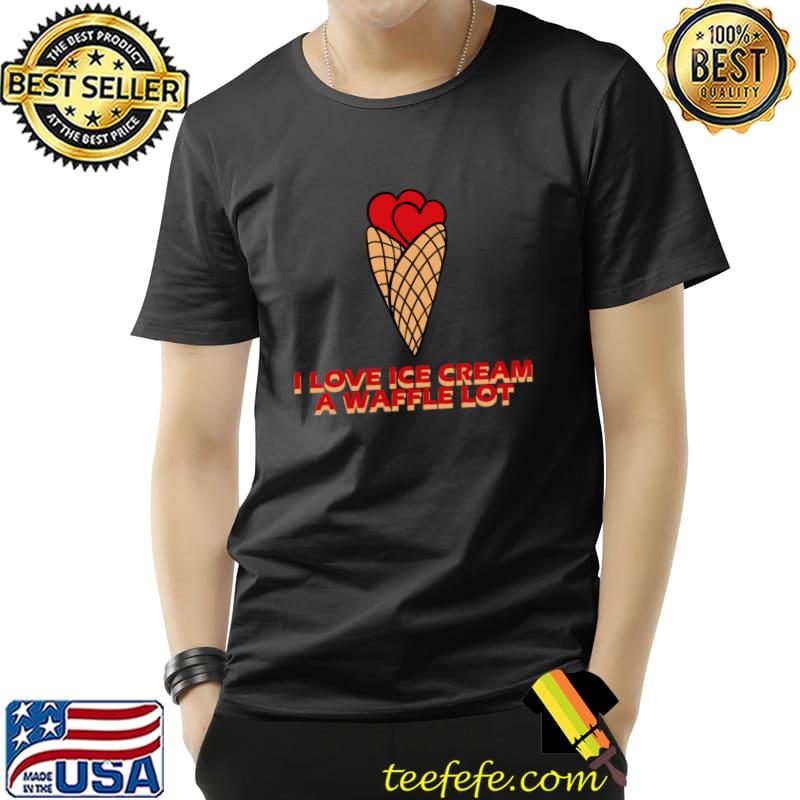 I Love Ice Cream A Waffle Lot Essential T-Shirt I Love Ice Cream A Waffle Lot Essential T-Shirt