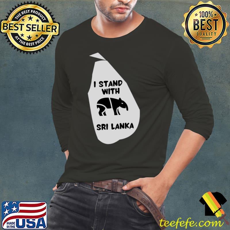 I stand with Srilanka T-Shirt Long Sleeve Tee I stand with Srilanka T-Shirt Long Sleeve Tee