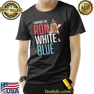 I Support the ron white blue ron desantis Patriotic T-Shirt