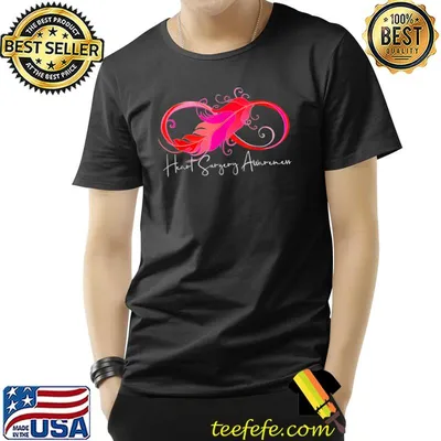 I Wear Red To Raise Awareness For Heart Surgery Open Heart T-Shirt