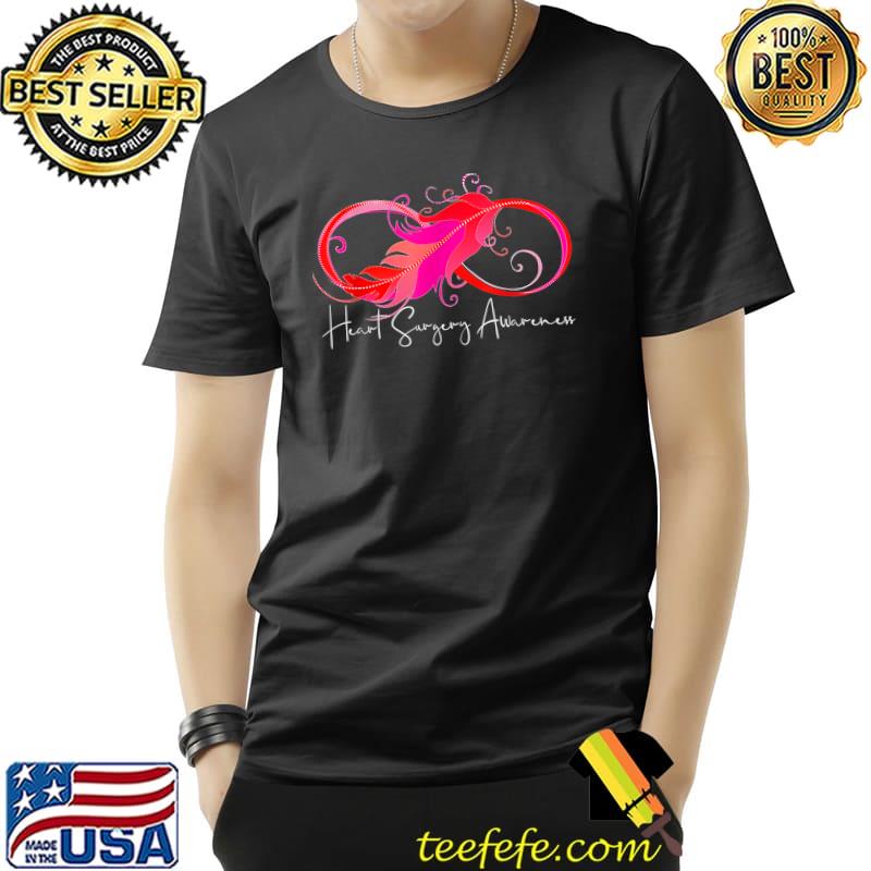 I Wear Red To Raise Awareness For Heart Surgery Open Heart T-Shirt