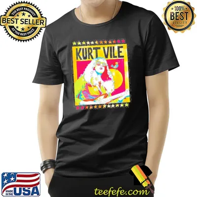 Iconic yellow fan art kurt vile shirt