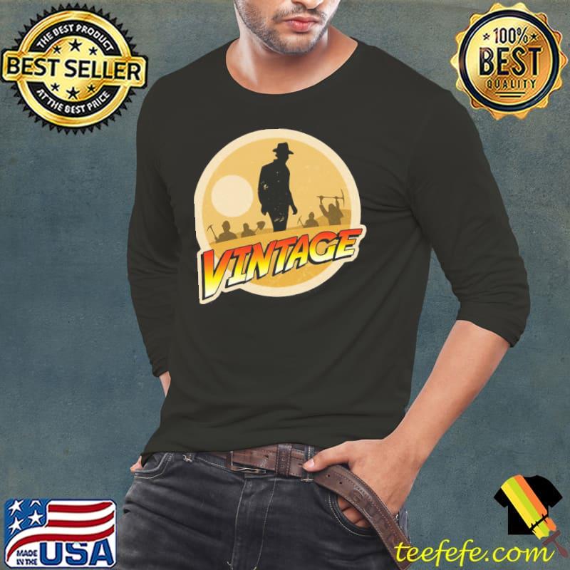 Indiana jones vintage cool design s Long Sleeve Tee Indiana jones vintage cool design s Long Sleeve Tee