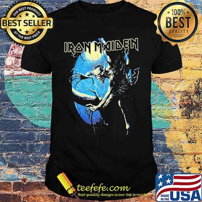 Iron Maiden Fear Of The Dark Oval Eddie Moon Shirt