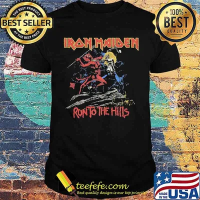 Iron Maiden Number Of The Beast Run To The Hills Shirt
