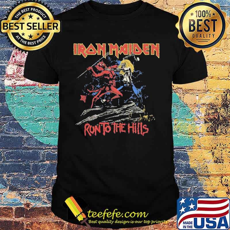 Iron Maiden Number Of The Beast Run To The Hills Shirt