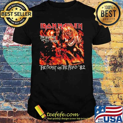 Iron Maiden Number Of The Beast The Beast On The Road Shirt