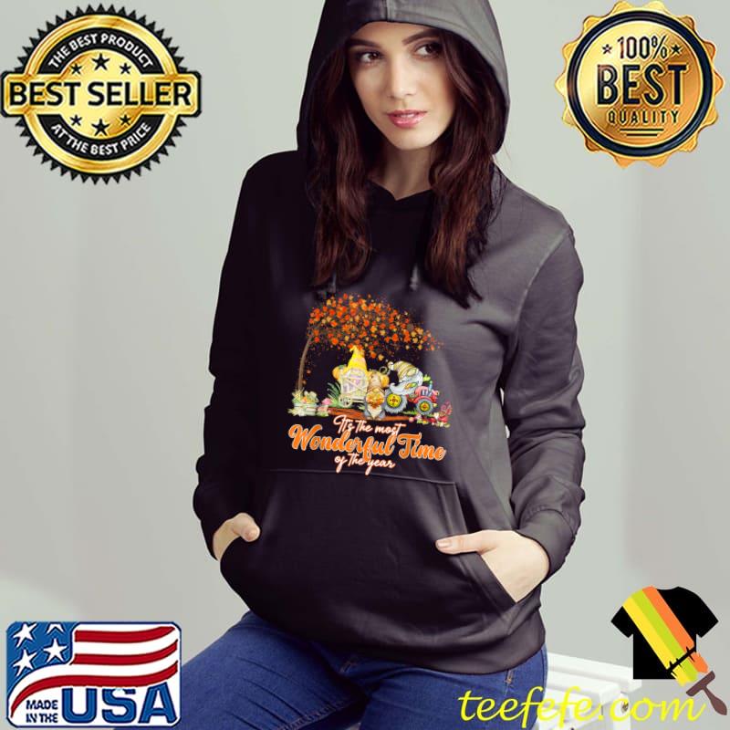 It's The Most Wonderful Time Of The Year Autumn Gnomes Tractor Farm T-Shirt Hoodie It's The Most Wonderful Time Of The Year Autumn Gnomes Tractor Farm T-Shirt Hoodie