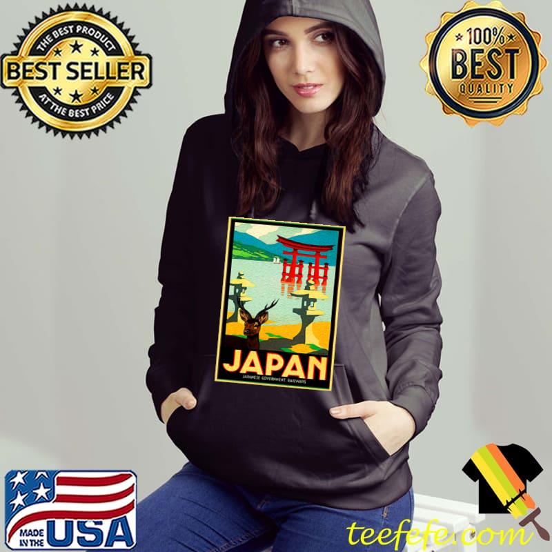 Japan Railway Travel Propaganda T-Shirt Hoodie Japan Railway Travel Propaganda T-Shirt Hoodie