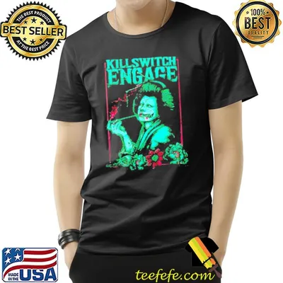 Japanese woman art killswitch engage shirt