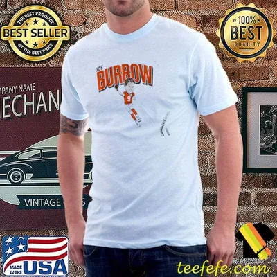 Joe burrow caricature sport shirt