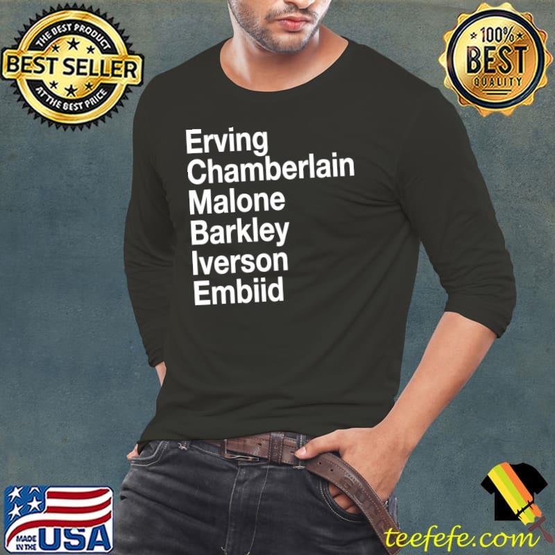 Joel Embiid & Sixers Legends Essential T-Shirt Long Sleeve Tee Joel Embiid & Sixers Legends Essential T-Shirt Long Sleeve Tee