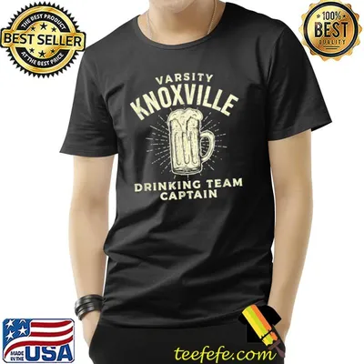 Knoxville Drinking Team Captain Beer Lover Party Drinker T-Shirt