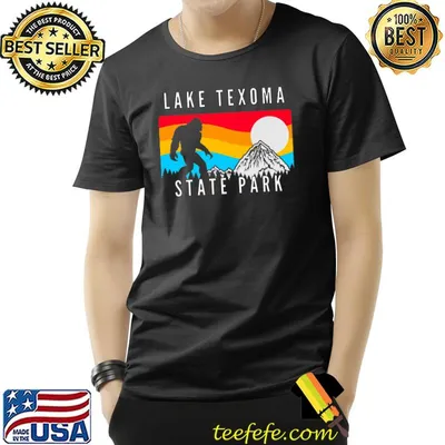Lake Texoma State Park Bigfoot Oklahoma Vintage T-Shirt
