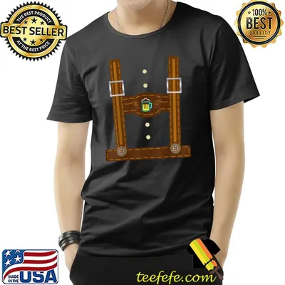 Lederhosen Costume Oktoberfest Beer Fest T-Shirt