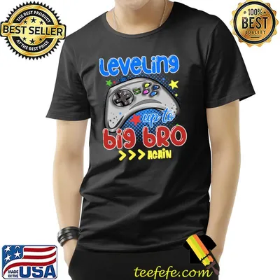 Leveling Up To Big Bro Again Video Games T-Shirt