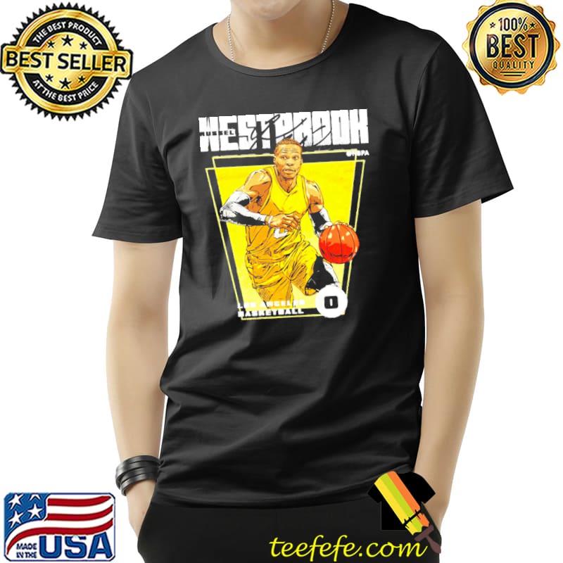 Los angeles basketball russell westbrook bootleg shirt