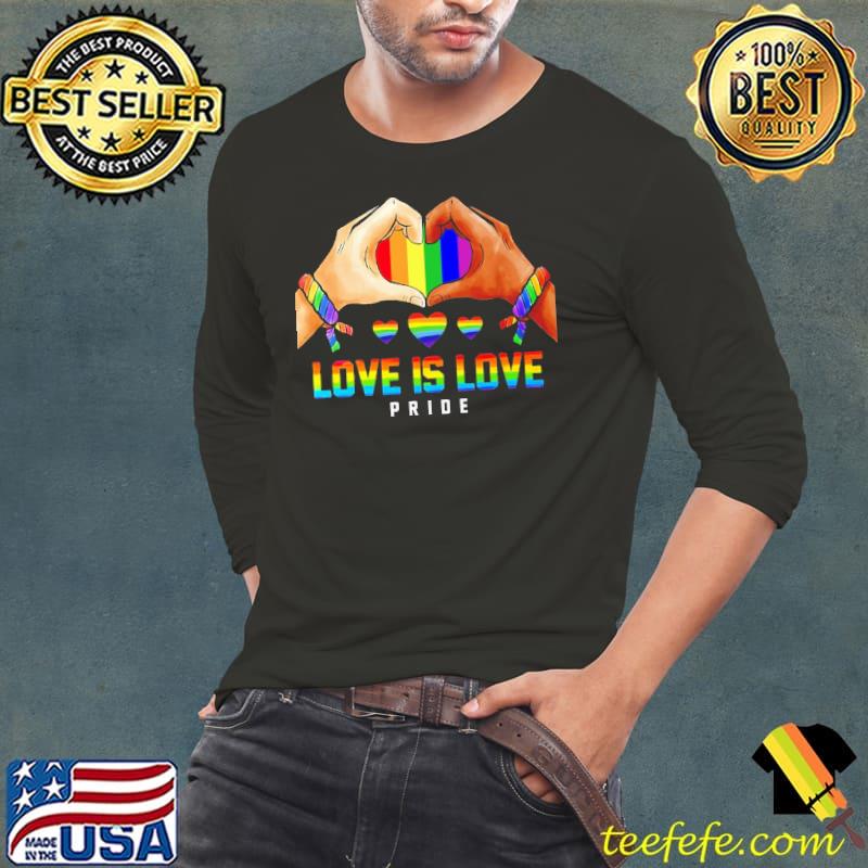 Love Is Love Pride LGBT Shirt Long Sleeve Tee Love Is Love Pride LGBT Shirt Long Sleeve Tee