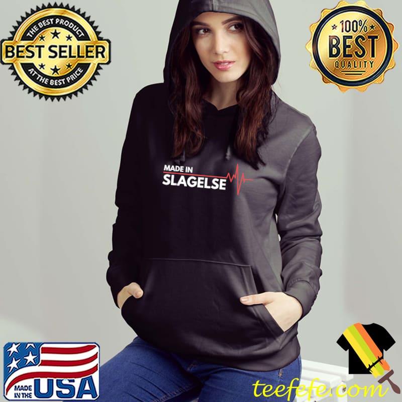 Made In Slagelse Denmark Place Of Birth Heartbeat T-Shirt Hoodie Made In Slagelse Denmark Place Of Birth Heartbeat T-Shirt Hoodie