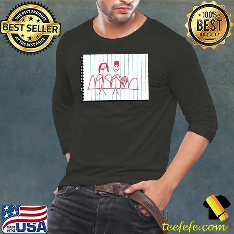 Max and Lucas Forever Drawing T-Shirt Long Sleeve Tee Max and Lucas Forever Drawing T-Shirt Long Sleeve Tee