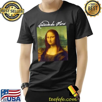 Mona Lisa Art of Leonardo da Vinci Artist T-Shirt
