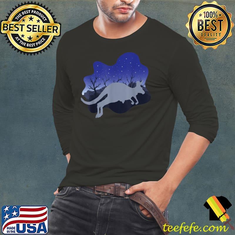 Moonlight Zoo Animal Aussie Kangaroo T-Shirt Long Sleeve Tee Moonlight Zoo Animal Aussie Kangaroo T-Shirt Long Sleeve Tee