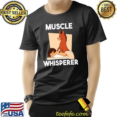 Muscle Whisperer Massage Therapist Horse T-Shirt