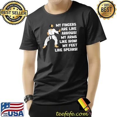 My fingers are like arrows my arms like iron my feet like spears T-Shirt