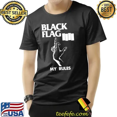 My rules black flag artwork shirt