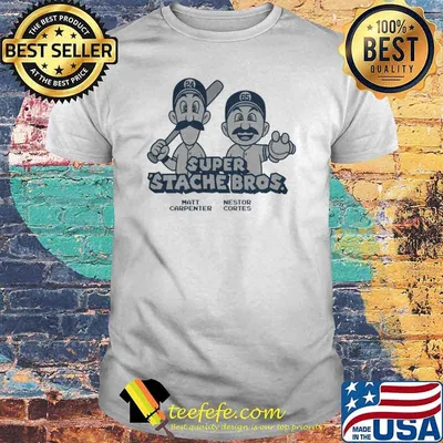 Nestor Cortes JR & Matt Carpenter SUPER STACHE BROS T-Shirt