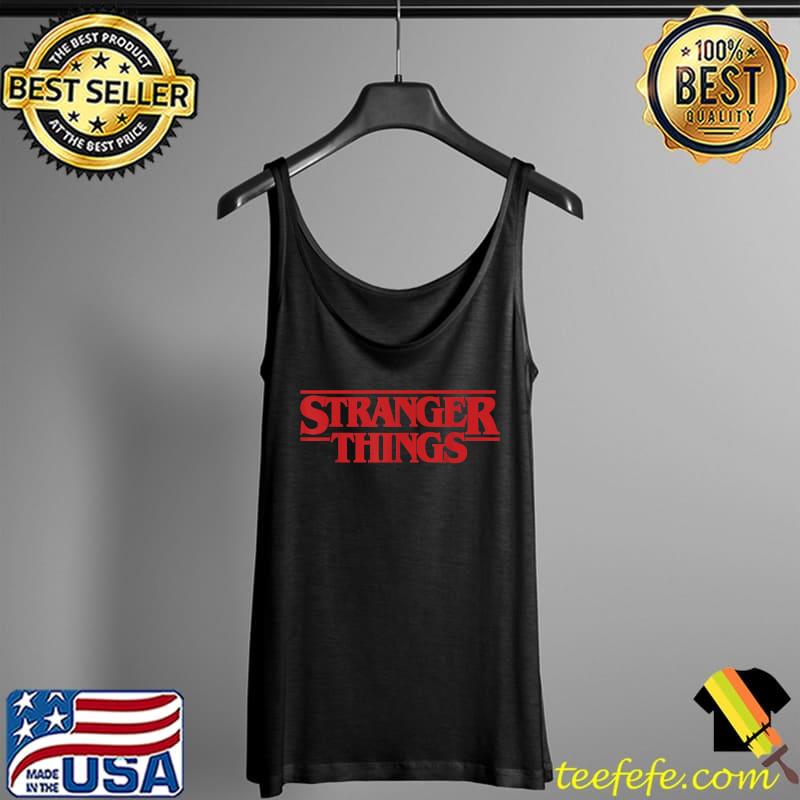 Netflix Stranger Things Simple Red Logo T-Shirt Tank Top Netflix Stranger Things Simple Red Logo T-Shirt Tank Top