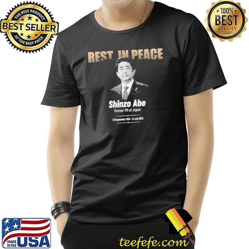 New rip shinzo abe 19542022 rest in peace abe the prime minister shirt