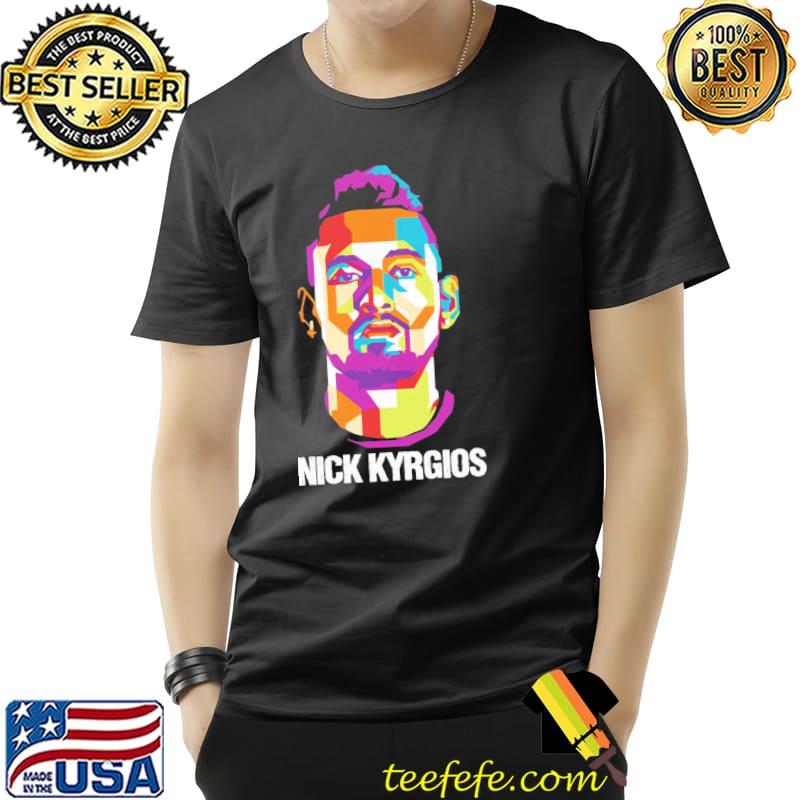 Nick kyrgios tennis vector art shirt