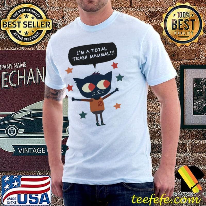 Night in the woods I'm a total trash mammal shirt