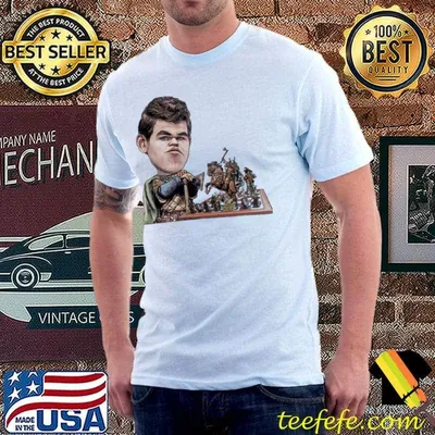 Norwegian chess grandmaster magnus carlsen fanart shirt