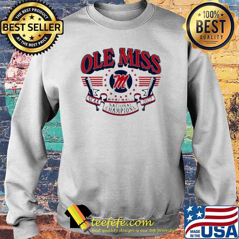 Ole Miss Baseball 2022 NCAA Baseball CWS Championship s Sweater Ole Miss Baseball 2022 NCAA Baseball CWS Championship s Sweater