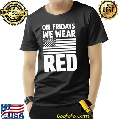 On Fridays We Wear Red Shirt