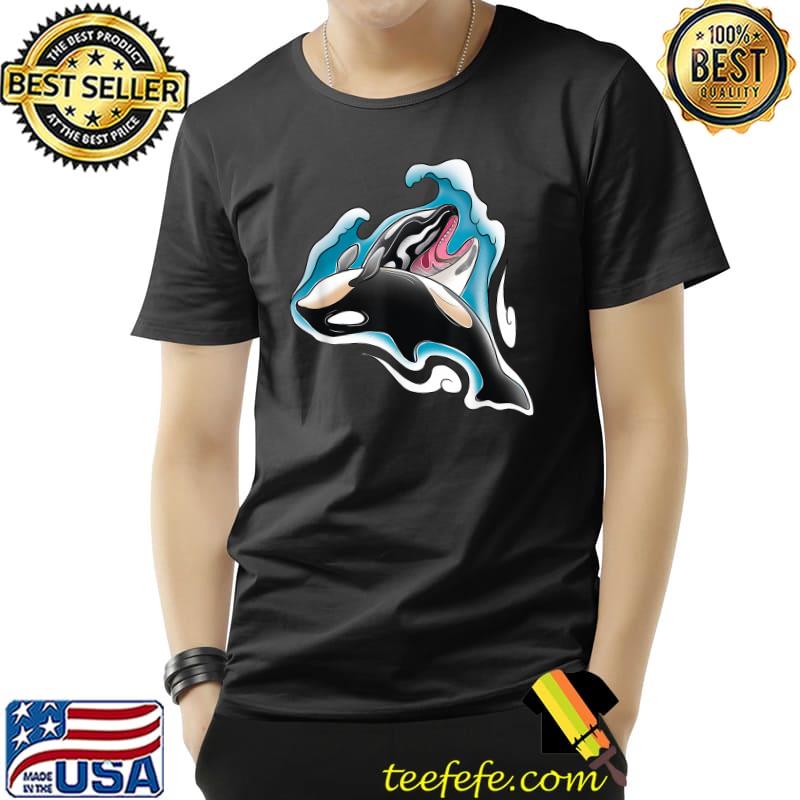 Orca Killer Whales Bouquet T-Shirt