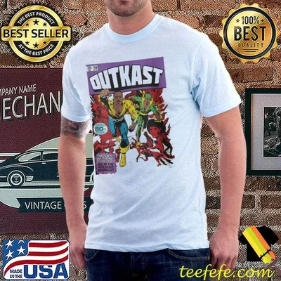 Outkast inspired comic book rap graphic vintage 90's style shirt